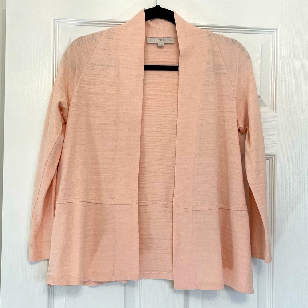 LOFT Side Slit Cardigan